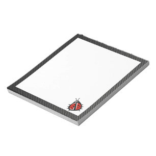 Cute Ladybug; Sleek Notepad