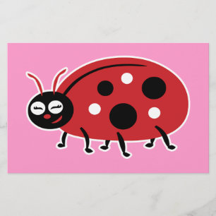 Cute Ladybug Stationery