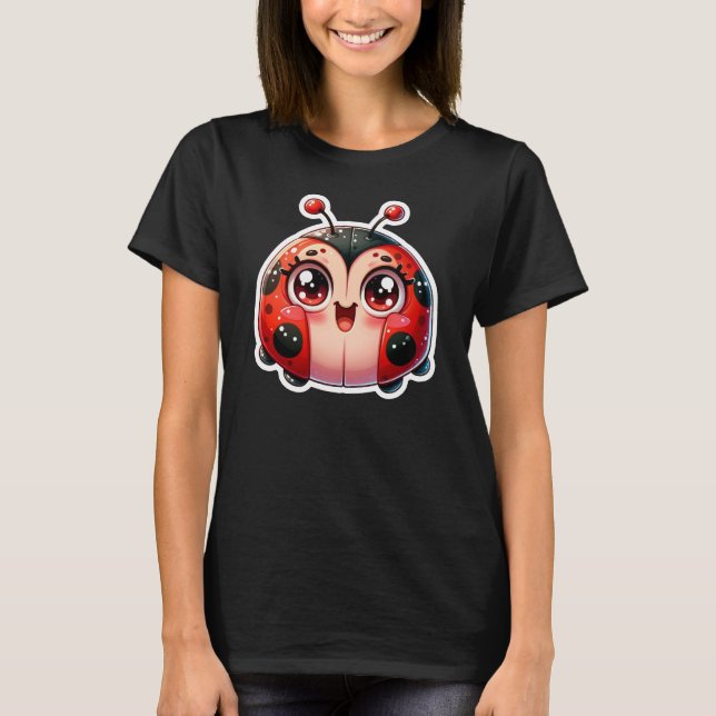 Cute Ladybug T-Shirt (Front)