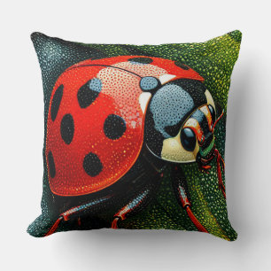Cute ladybug Whimsical Nature Home Décor 🐞✨ Cushion