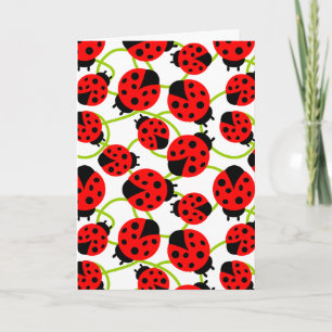 Cute Ladybugs Card