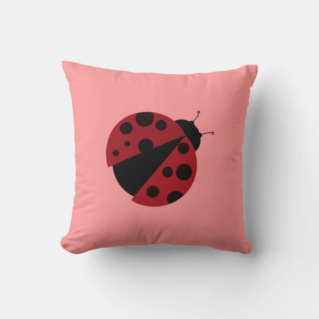 cute ladybugs cushion (Front)