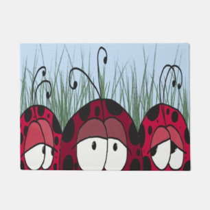 Cute Ladybugs Doormat