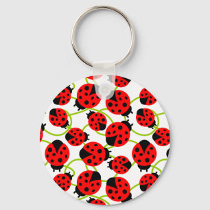 Cute Ladybugs Key Ring
