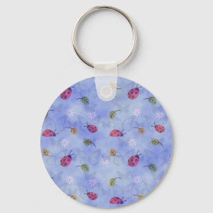 Cute Ladybugs Key Ring