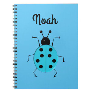 cute ladybugs, personalised  notebook