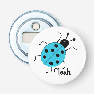 cute ladybugs, personalised throw pillow magnet bottle opener
