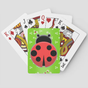 Cute Ladybugs Playing Cards