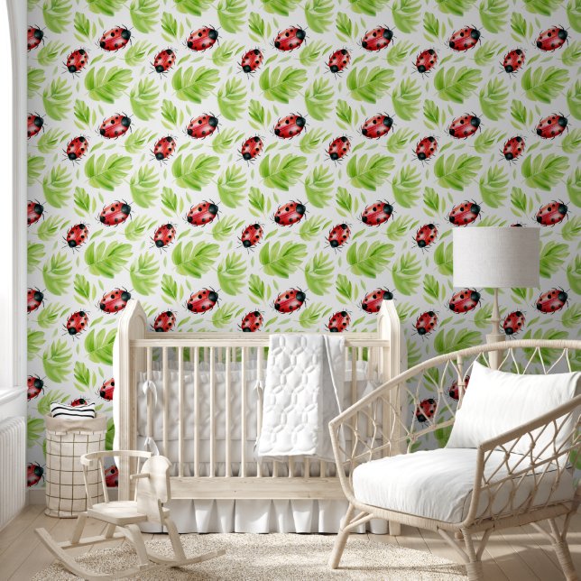 Cute Ladybugs Wallpaper (Kids)