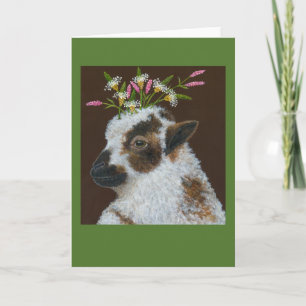 Cute lamb card