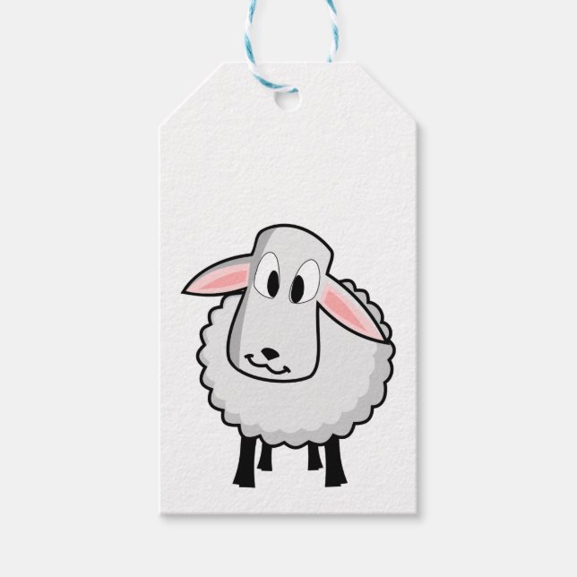 Cute Lamb Gift Tags (Front)