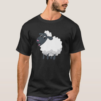 Cute Lamb Girl Just A Girl Who Loves Lambs Farmer  T-Shirt