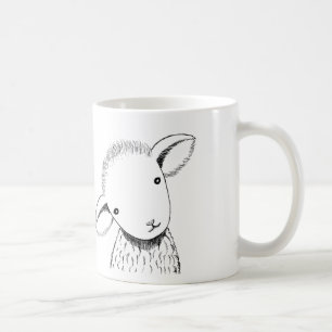 Cute Lamb Mug Custom Baby Sheep Mug Personalised