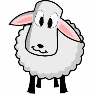 Cute Lamb Photo Sculpture Magnet