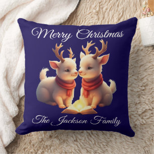 cute lamb Throw Pillow