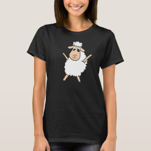 Cute Lambs Easily Distracted By Lambs Funny Lamb L T-Shirt
