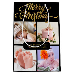 Cute Large Babies First Christmas Gift Bags