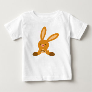 Cute Laughing Cartoon Rabbit Baby T-Shirt