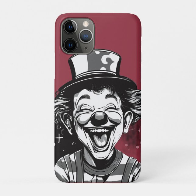 Cute Laughing Clown Logo for Kids Case-Mate iPhone Case (Back)