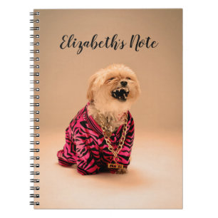 Cute Laughing Shih Tzu Personalised  Notebook