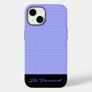 Cute Lavender Blue and Elegant Case-Mate iPhone 14 Case