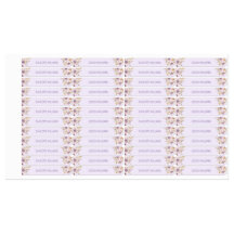 Cute Lavender Floral Back to School Kids