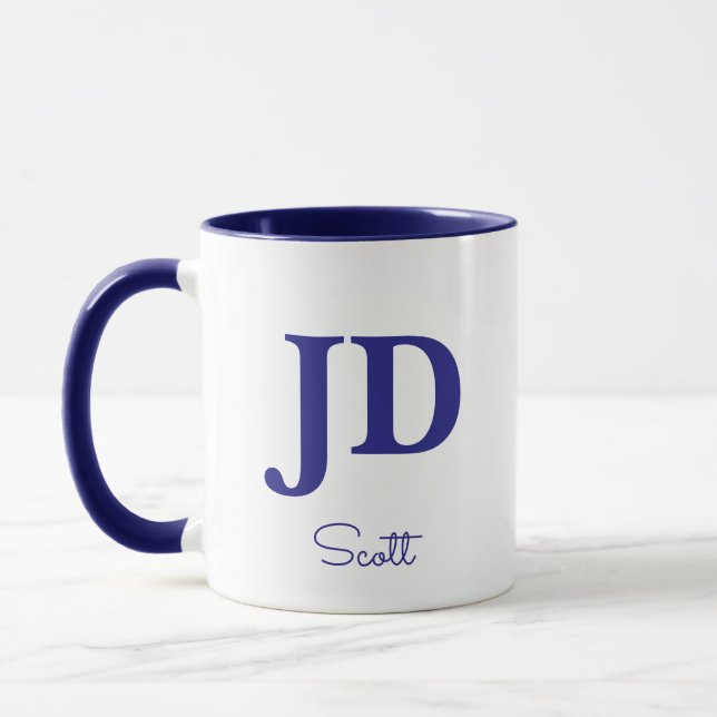 Cute Lawyer JD Graduation Personalised Name  Coffe Mug (Left)