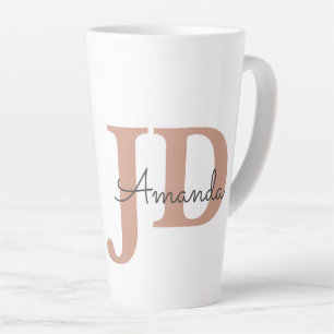 Cute Lawyer JD Graduation Personalized Name  Latte Mug