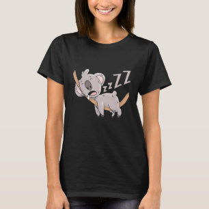 Cute Lazy Koala Bear  Sleeping T-Shirt