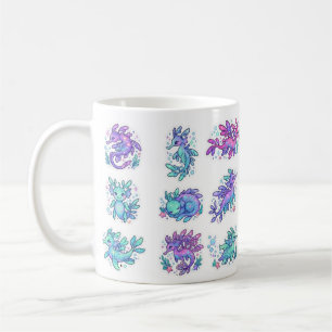 Cute Leafy Sea Dragon Kawaii Ocean Fantasy Coffee Mug