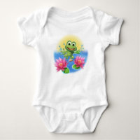 Cute Leapfrog bodysuit birthday personalised