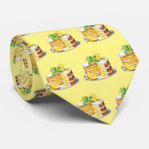 Cute lemon cake bakery tiled tie