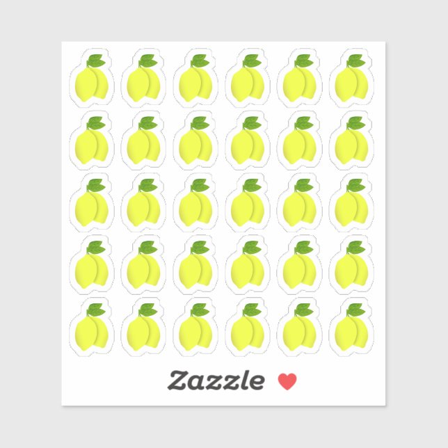 Cute Lemon Fresh Citrus Fruit Food Summer Planner (Sheet)