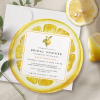 Cute Lemon Slice | Fun Unique Yellow Bridal Shower