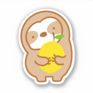 Cute Lemon Sloth