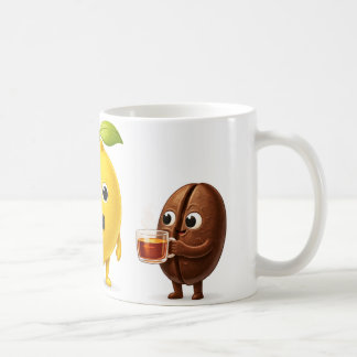 Cute Lemon Tea Friends – Coffee, Tea & Water Class Coffee Mug