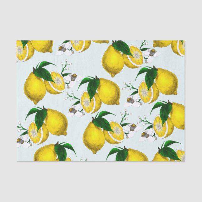 Cute Lemon Tissue Paper (Front)