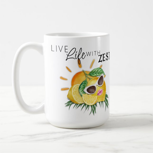 Cute Lemon Zest Mug (Left)