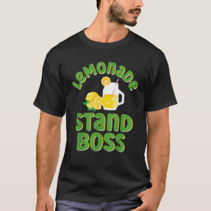 Cute Lemonade Stand Boss Lemon Lover Juice Summer T-Shirt