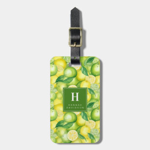 Cute Lemons and Limes Luggage Tag