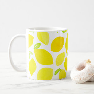 Cute lemons tea restaurant cafe mug 