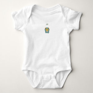 Cute Leo, zodiac, star sign print Baby Bodysuit