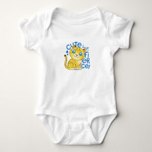 Cute Leopard Baby Bodysuit