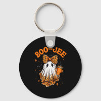 Cute Leopard Boo Jee Ghost Coffee Halloween Costum