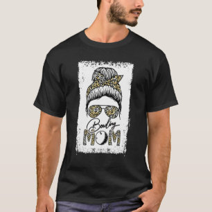 Cute Leopard Bowling Mum Mama Sport Mother's Day T-Shirt