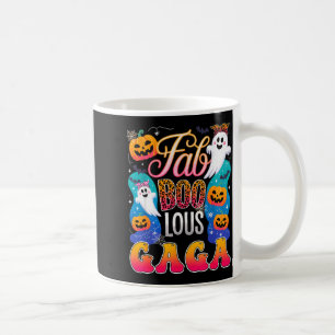 Cute Leopard Fab Boo Lous Gaga Soky Halloween Cost Coffee Mug