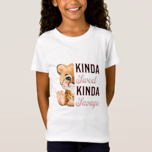 Cute Leopard Family Matching Funny Girly T-Shirt