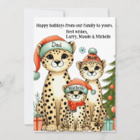 Cute Leopard Family Personalised