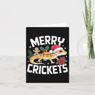Cute Leopard Gecko Christmas Pun  Card