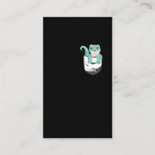 Cute Leopard Gecko Kawaii Reptile Business Card